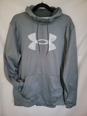 Under Armour Men's Gray Logo Cold Gear Hoodie